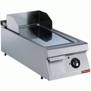 Diamond - Plaque de cuisson électrique, lisse, chrome dur -TOP- - réf. E22/PLCD4T-N - gris inox AKS-E22/PLCD4T-N