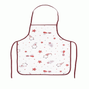 Excelsa tablier Gnomo coton blanc - blanc textile 68744 Excelsa tablier Gnomo coton blanc - blanc textile 68744