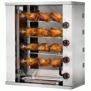 Mini rôtissoire électrique - 4 broches - 12 poulets | GGM