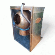 Pralinière enrobeuse professionnelle à gaz capacité 3kg - Enrobage sucré de fruits à coque - PROFERIA - 3701777100067 Pralinière enrobeuse professionnelle à gaz capacité 3kg - Enrobage sucré de fruits à coque - PROFERIA - 3701777100067