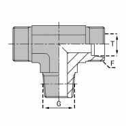 Raccords à bague mâle BSP conique (Whitworth) - Orientable - FTMCO00604 - TMCO 06S/1/4 NE