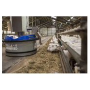 Robot repousse-fourrage - STALLBOY FEED - nourriture fraîche 24h/24, amélioration ingestion et lait, adapté foin et ensilage