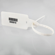 Scellé à grande platine - PP - Longueur 240 mm - Tige 7.4 mm - Rouge_0