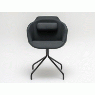 Siège de réunion mécanisme giratoire avec revetement tissu confortable Siège de réunion mécanisme giratoire avec revetement tissu confortable