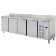 Table froide gn 1/1 4 portes vitrées - 2245x700x850 mm - 330 W 230/1V - 79099509 Eurast - inox 79099509 Table froide gn 1/1 4 portes vitrées - 2245x700x850 mm - 330 W 230/1V - 79099509 Eurast - inox 79099509