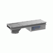 Vannes guillotine pour silo ou redler - commande électrique avec moto-réducteur à vis sans fin, 380/400 V, 50 Hz et 2 fins de course mécaniques Vannes guillotine pour silo ou redler - commande électrique avec moto-réducteur à vis sans fin, 380/400 V, 50 Hz et 2 fins de course mécaniques