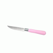 12X Couteau Portugais Lame 9 Cms Avec Manche En PP Rose Clair - 5603680031712