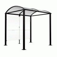 Abri vélos Voûte Verre - Structure acier galvanisé - Toiture en polycarbonate anti-UV Abri vélos Voûte Verre - Structure acier galvanisé - Toiture en polycarbonate anti-UV