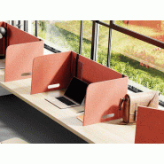 Panneau acoustique autoportant pliable composé de plastiques recyclés Panneau acoustique autoportant pliable composé de plastiques recyclés