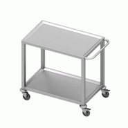 Chariot inox à 2 niveaux 1000x500x900 - 932005100 Chariot inox à 2 niveaux 1000x500x900 - 932005100