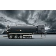 Ecovac trailer  - hydrocureur - koks - contenu 23 m3, sans réservoir d’eau de service.