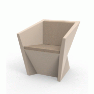 Fauteuil design in & out FAZ - écru