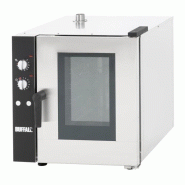 Four à convection + humidificateur 5x GN 1/1 professionnel Buffalo - Inox, 9 200W, 400V - TRI
