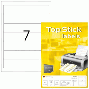 HERMA 700 étiquettes pour dos de classeur Top Stick, format 192 x 38 mm (100 feuilles A4 / cdt) - 4023145087213
