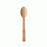 PAPSTAR 50 cuillères, bambou "pur" 17 cm - beige Bambou 88029