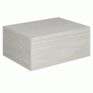 Podium pour mannequins Vertigo noyer clair 60x45x25cm