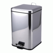 PROTENROP Poubelle à Pédale 3L de couleur Argentée - argenté inox Q1269