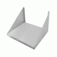 Skyrainbow Étagère murale en acier inoxydable, étagère pour appareils extra-robuste, 1 tablette, 60x50 - THWBS1R65