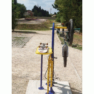 Station de Réparation Gonflage VTT Ski Snowboard Overall Pompe Acier