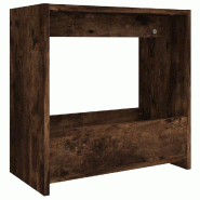 Table d'appoint Chêne fumé 50x26x50 cm Bois d'ingénierie Modèle Jardin Orion Prime - 826629
