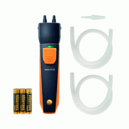 Testo 510i - Manomètre différentiel compact avec commande Smartphone et technique de mesure professionnelle