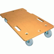 Transportroller Rad-à˜ 75 mm 150 kg L600 mm B350 mm Kunststoff Holz mit Griffmulde BS ROLLEN Transportroller Rad-à˜ 75 mm 150 kg L600 mm B350 mm Kunststoff Holz mit Griffmulde BS ROLLEN