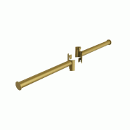 Bras droit Round - tube Ø22mm - or - par 2