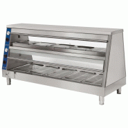 Chauffe-repas à bain-marie avec 2 niveaux, 5x GN 1/1 + 5x GN 2/3 1800x691x932 mm - VIRTUS - 0615402463713