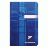 Clairefontaine Lot de 5 Carnet Metric 9x14, 192p./96 feuilles 90 g/m² brochure dos toilé, ligné 7mm - 3329680959604
