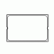 Couvercle gastronorme 1/1 53x32,5cm polycarbonate transparent