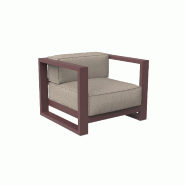 Fauteuil lounge Posidonia - grenat_0