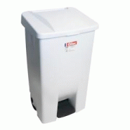 GILAC Poubelle à pédale économique 60 L, 80 L, 120 L - avec roues - 5 couleurs - 80 L - Blanc G618121 - blanc 3573678694804 GILAC Poubelle à pédale économique 60 L, 80 L, 120 L - avec roues - 5 couleurs - 80 L - Blanc G618121 - blanc 3573678694804