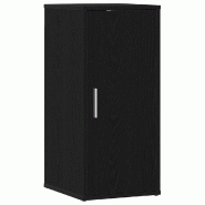 Helloshop26 - Armoire à chaussures murale pratique avec 5 étagères 32 x 35 x 70 cm en bois d'ingénierie chêne noir 02_0051802 - noir Bois massif