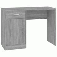 Helloshop26 - Bureau table poste de travail meuble d'ordinateur informatique étude avec tiroir et armoire sonoma 100 x 40 x 73 cm 02_0023455 - 300021 Helloshop26 - Bureau table poste de travail meuble d'ordinateur informatique étude avec tiroir et armoire sonoma 100 x 40 x 73 cm 02_0023455 - 300021