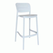 Now's Home - Lot De 4 Tabourets De Bar Blanc Exterieur En Polypropylene - 3256390249902 Now's Home - Lot De 4 Tabourets De Bar Blanc Exterieur En Polypropylene - 3256390249902