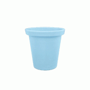 PLAST'UP ROTOMOULAGE Pot de fleurs rond xxl delight 420l - BLEUPASTEL - bleu 0637962081619