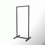 Portant droit fixe L60 x H152cm Noir