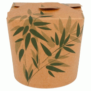 Pot à pâtes carton Feel Green 780ml fermeture croisillon - par 50