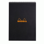 RHODIA Bloc RI Classic BLACK 21x29,7cm 5x5 80F microperforées 80g - 3037921850091