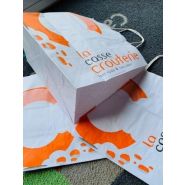 Sac kraft éco personnalisable - brun, blanc ou couleur - tout format avec ou sans marquage/ Vente à emporter Sac kraft éco personnalisable - brun, blanc ou couleur - tout format avec ou sans marquage/ Vente à emporter