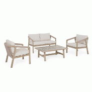 Salon avec accoudoir Kalimera Timber KD