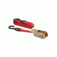 Thirard Sangle de serrage, 4.5m, à cliquet, crochet S, rouge - rouge 3150262906095 Thirard Sangle de serrage, 4.5m, à cliquet, crochet S, rouge - rouge 3150262906095