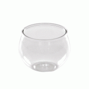 Verrine boule NOVACUP PET transparente 80 ml sans couvercle - desserts - lot de 300 - transparent VR191