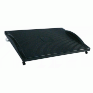 WEDO Repose-pieds Swing, réglable en hauteur 2/11 cm, chromé/noir - 4003801013770