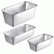 50 moules à cake en aluminium 247 x 133 mm – pour cuisson et présentation de gâteaux - 3000000198261