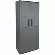 ArtPlast - Armoire à balais 68 x 37 x 163 cm grise - gris plastique polypropylène ZA2519