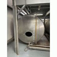 Cuve inox d'occasion 15 000 litres avec agitation_87 - référence : e7221