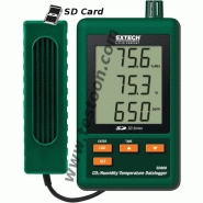 Enregistreur de co2, température & humidité, 0-4000ppm, 10-90%hr, 0-+50°c - EXTSD800 Enregistreur de co2, température & humidité, 0-4000ppm, 10-90%hr, 0-+50°c - EXTSD800