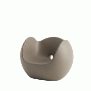 Fauteuil design in & out BLOS - beige amande
