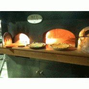 Four à pizza four 1000 double foyer sole fixe + 1 pelle inox 1 pelle bois et 1 racloir a cendre offerts